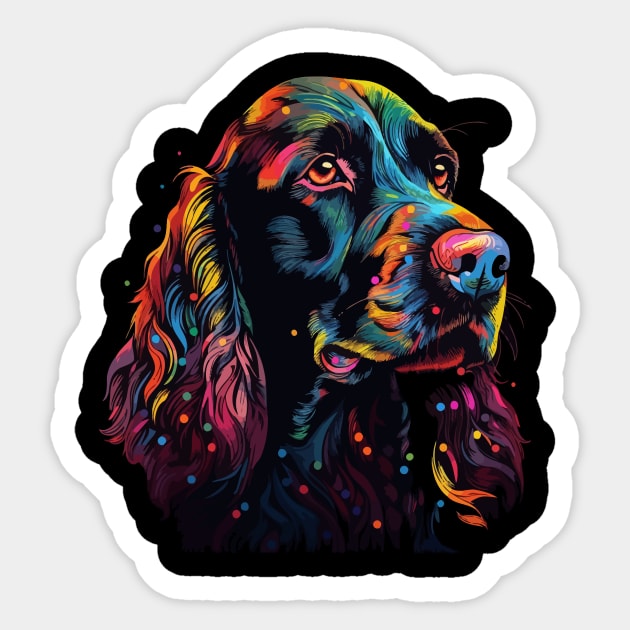 Field Spaniel Sticker by JH Mart